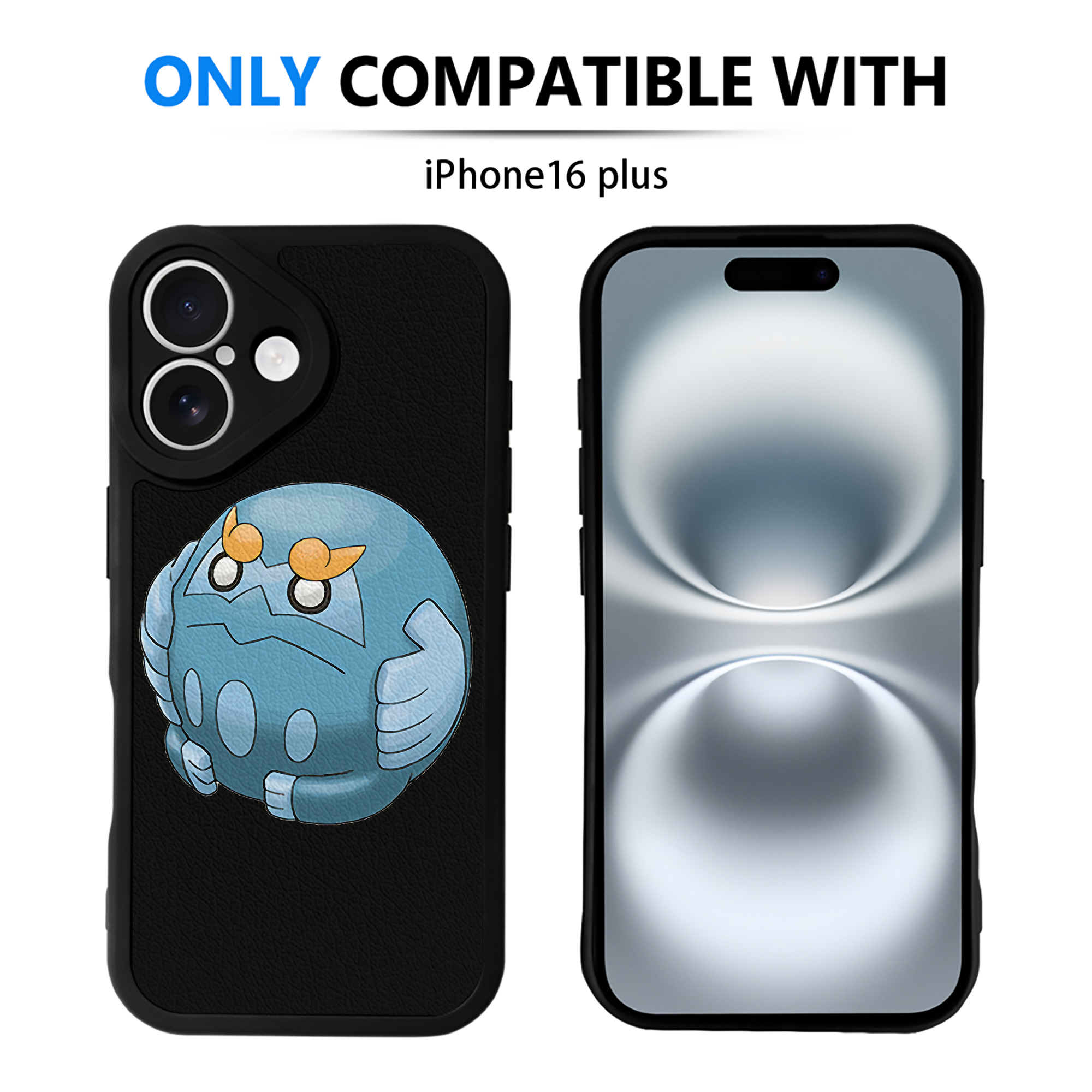 （画像用） ポケットモンスター Pokémon 【iPhone 16シリーズ対応】シリコンスマホケース（レザー調） 材質：シリコン